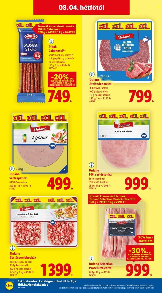 Lidl akciós újságok - 2025.07.31 - 2025.08.06. Oldal 44