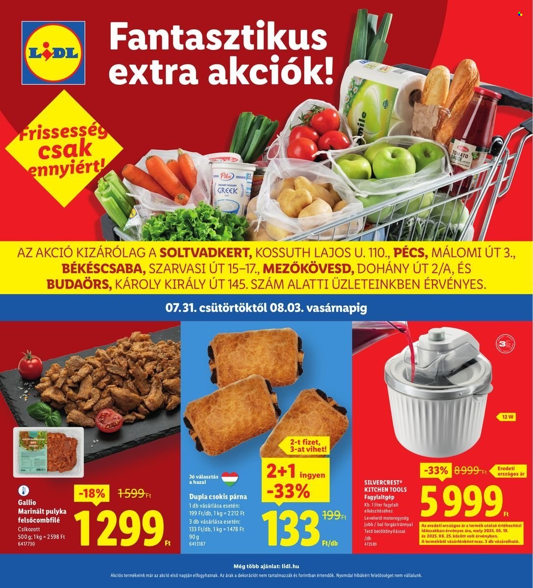 Lidl akciós újságok - 2025.07.31 - 2025.08.03. Oldal 1