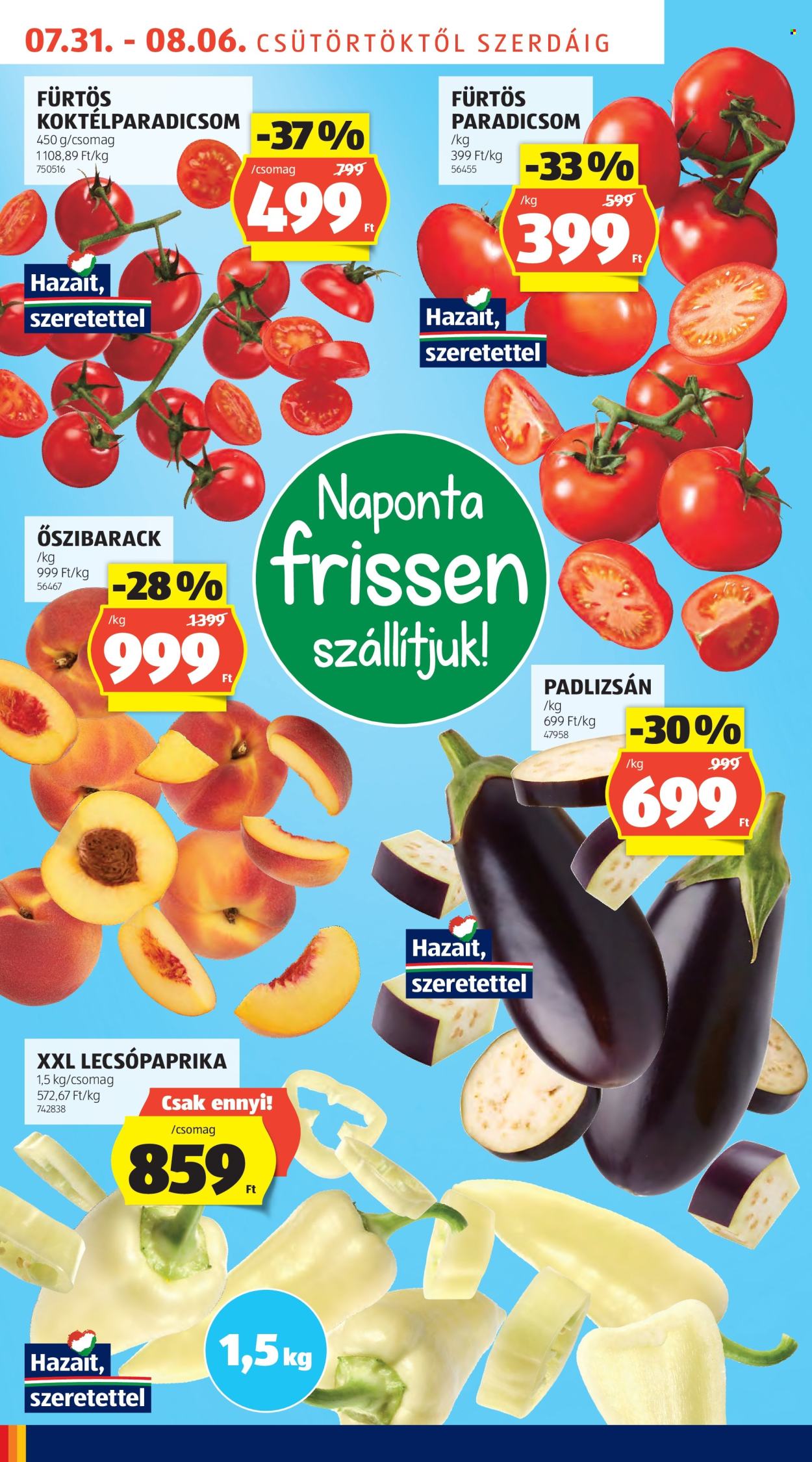 Aldi akciós újságok - 2025.07.31 - 2025.08.06. Oldal 6