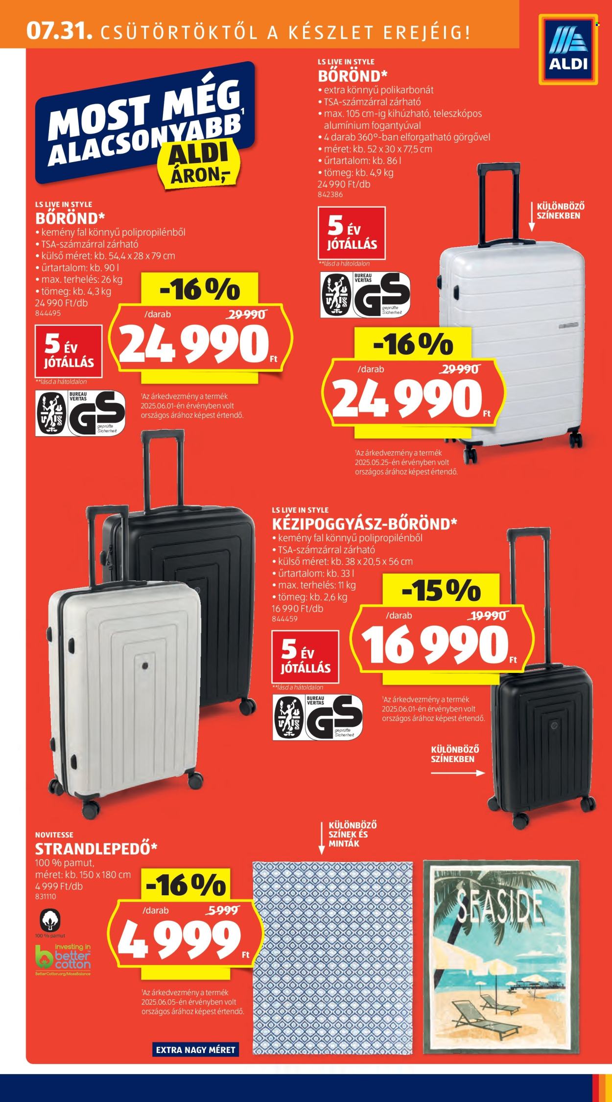 Aldi akciós újságok - 2025.07.31 - 2025.08.06. Oldal 21