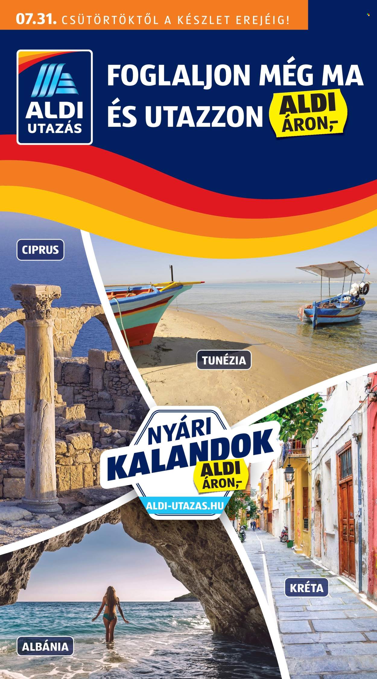 Aldi akciós újságok - 2025.07.31 - 2025.08.06. Oldal 1