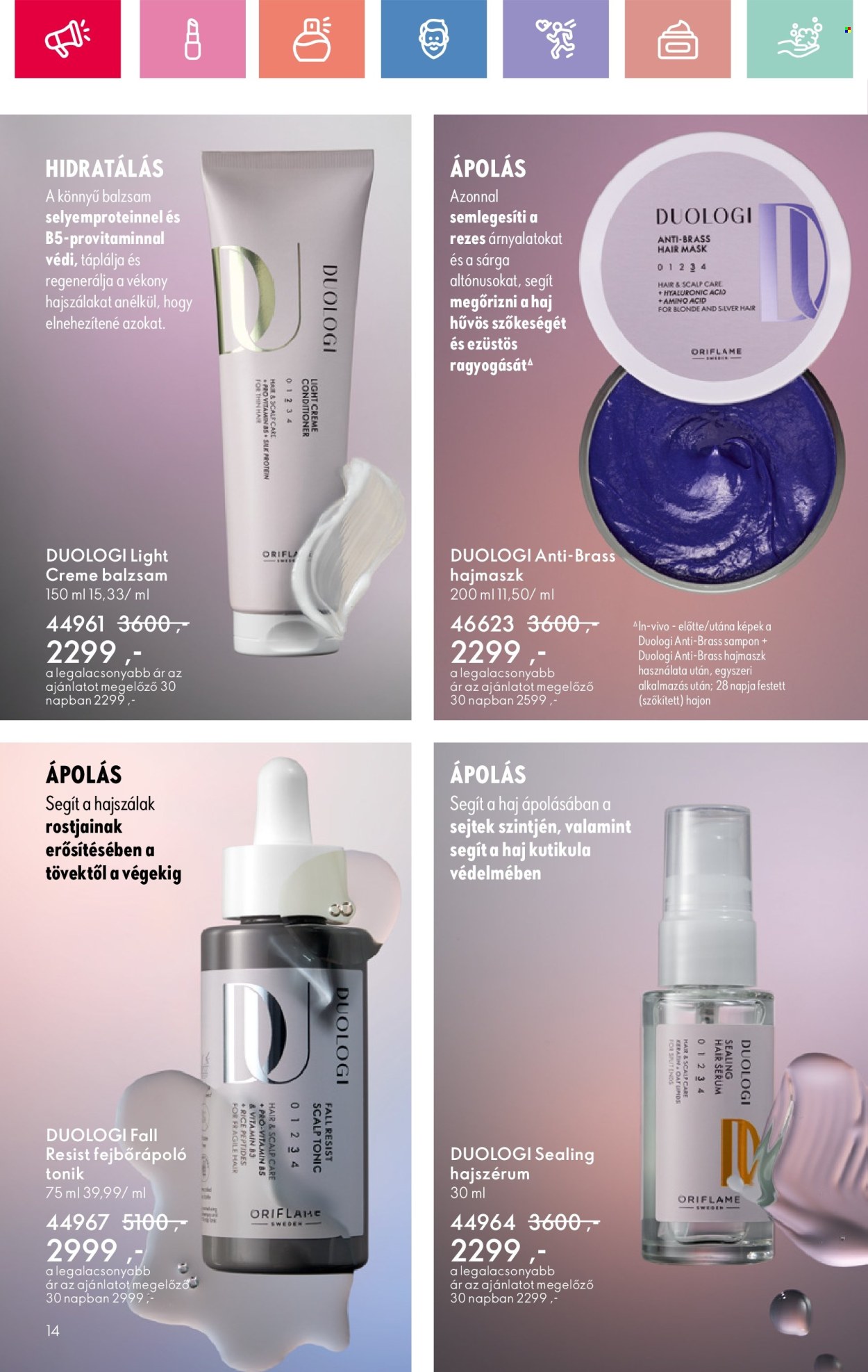 Oriflame akciós újságok - 2025.07.27 - 2025.08.16. Oldal 14