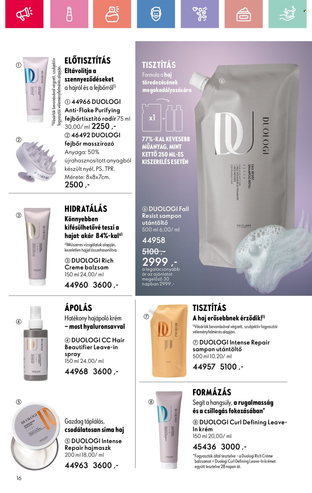 Oriflame akciós újságok - 2025.07.27 - 2025.08.16. Oldal 16