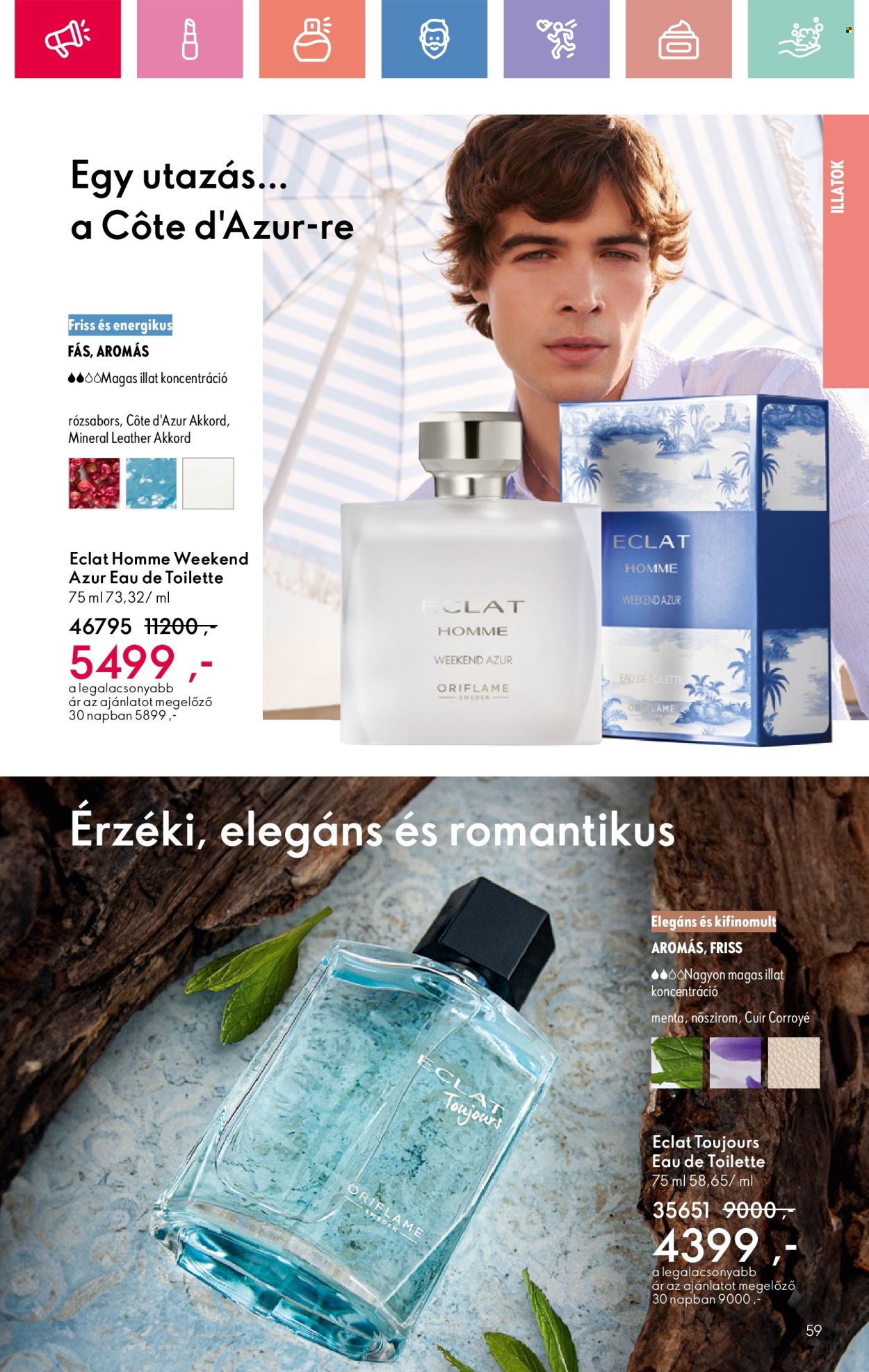 Oriflame akciós újságok - 2025.07.27 - 2025.08.16. Oldal 59