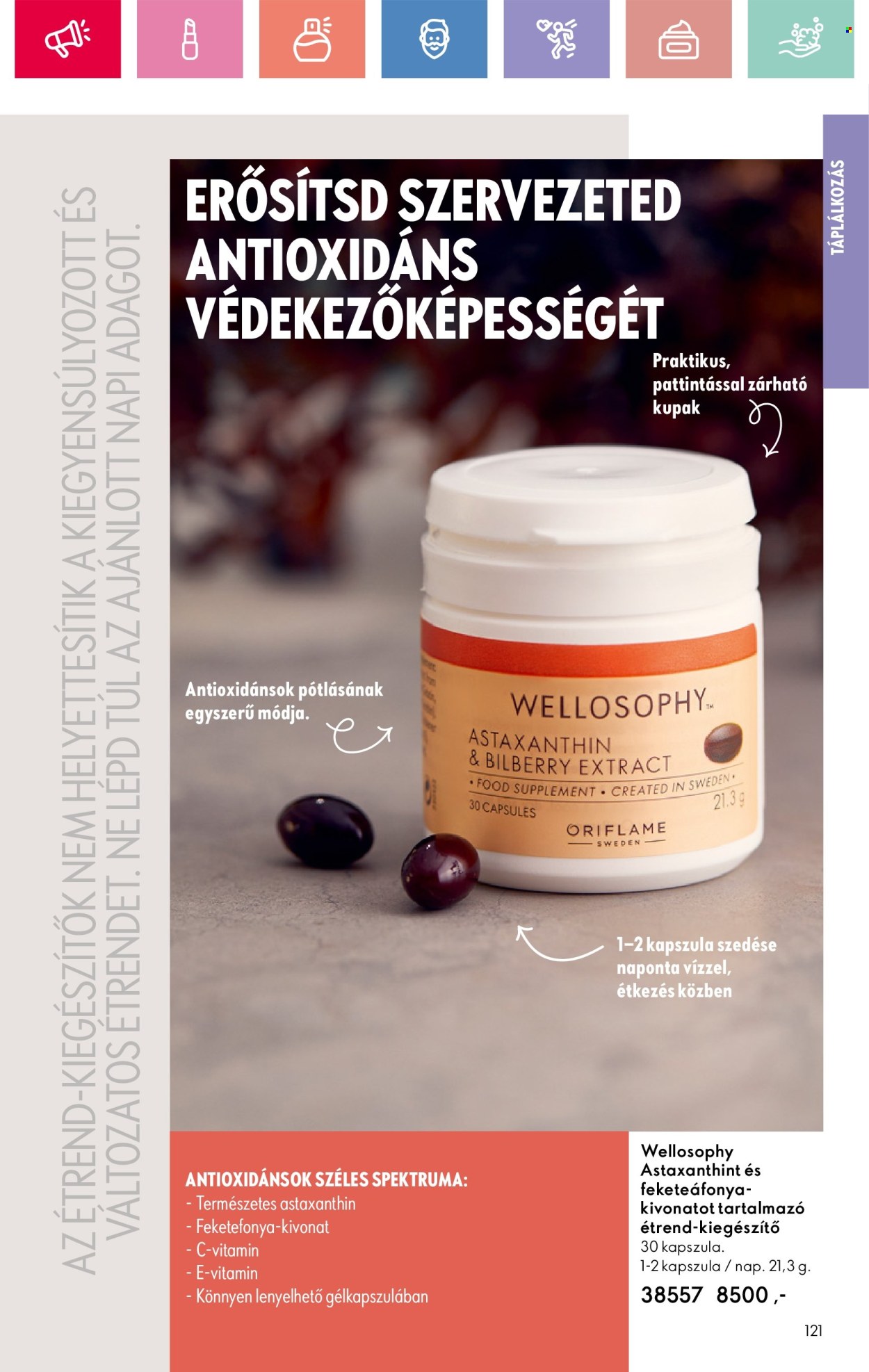 Oriflame akciós újságok - 2025.07.27 - 2025.08.16. Oldal 121