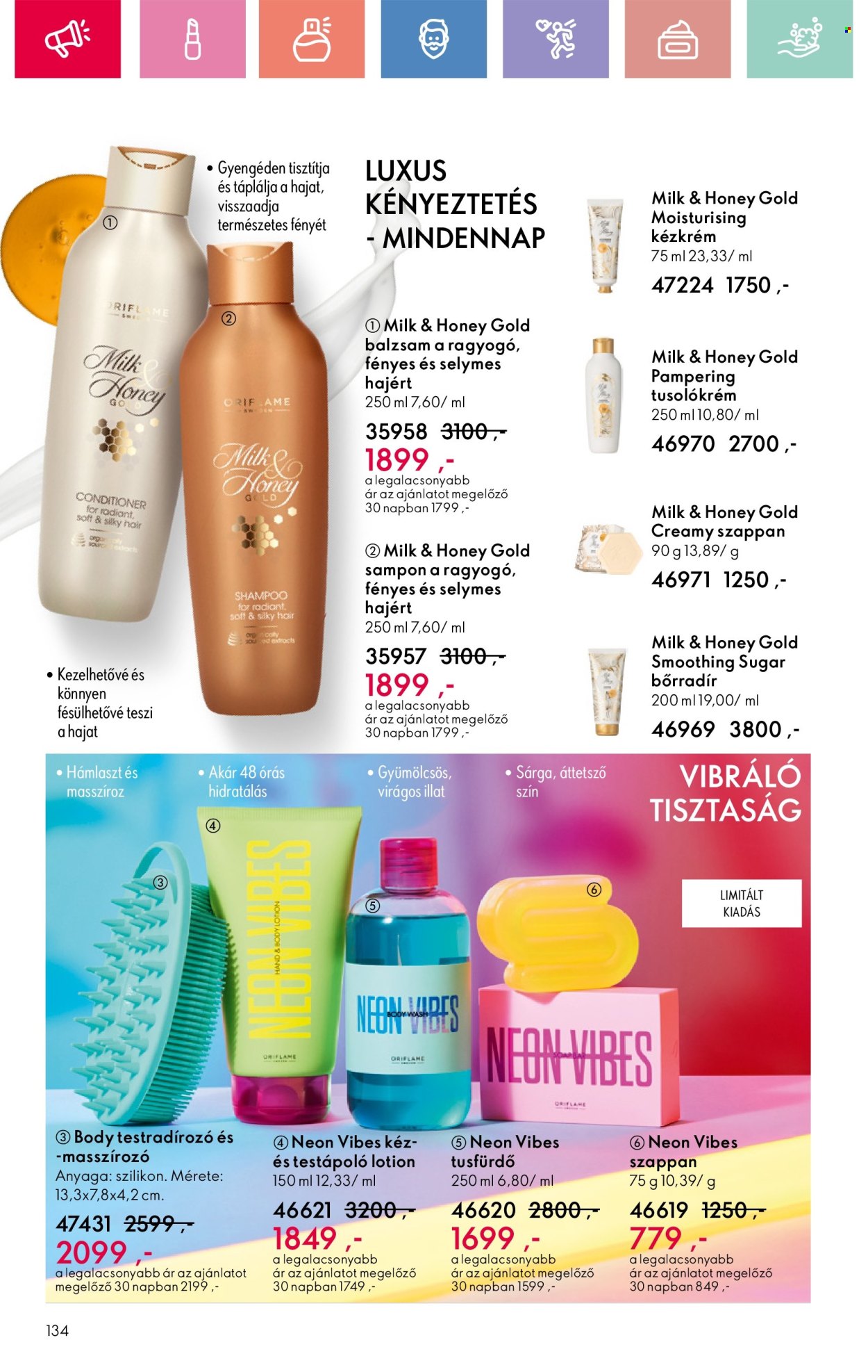 Oriflame akciós újságok - 2025.07.27 - 2025.08.16. Oldal 134