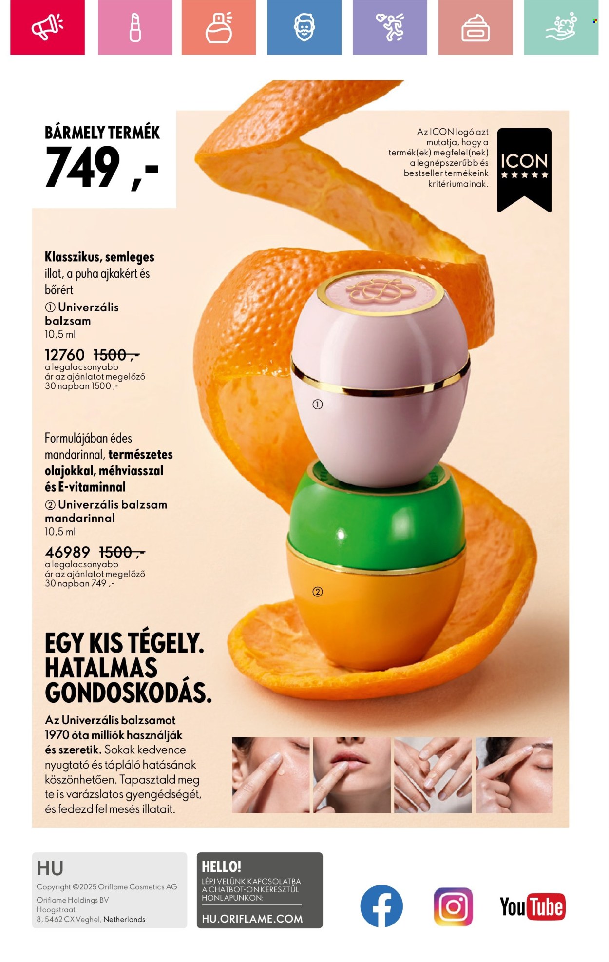 Oriflame akciós újságok - 2025.07.27 - 2025.08.16. Oldal 164
