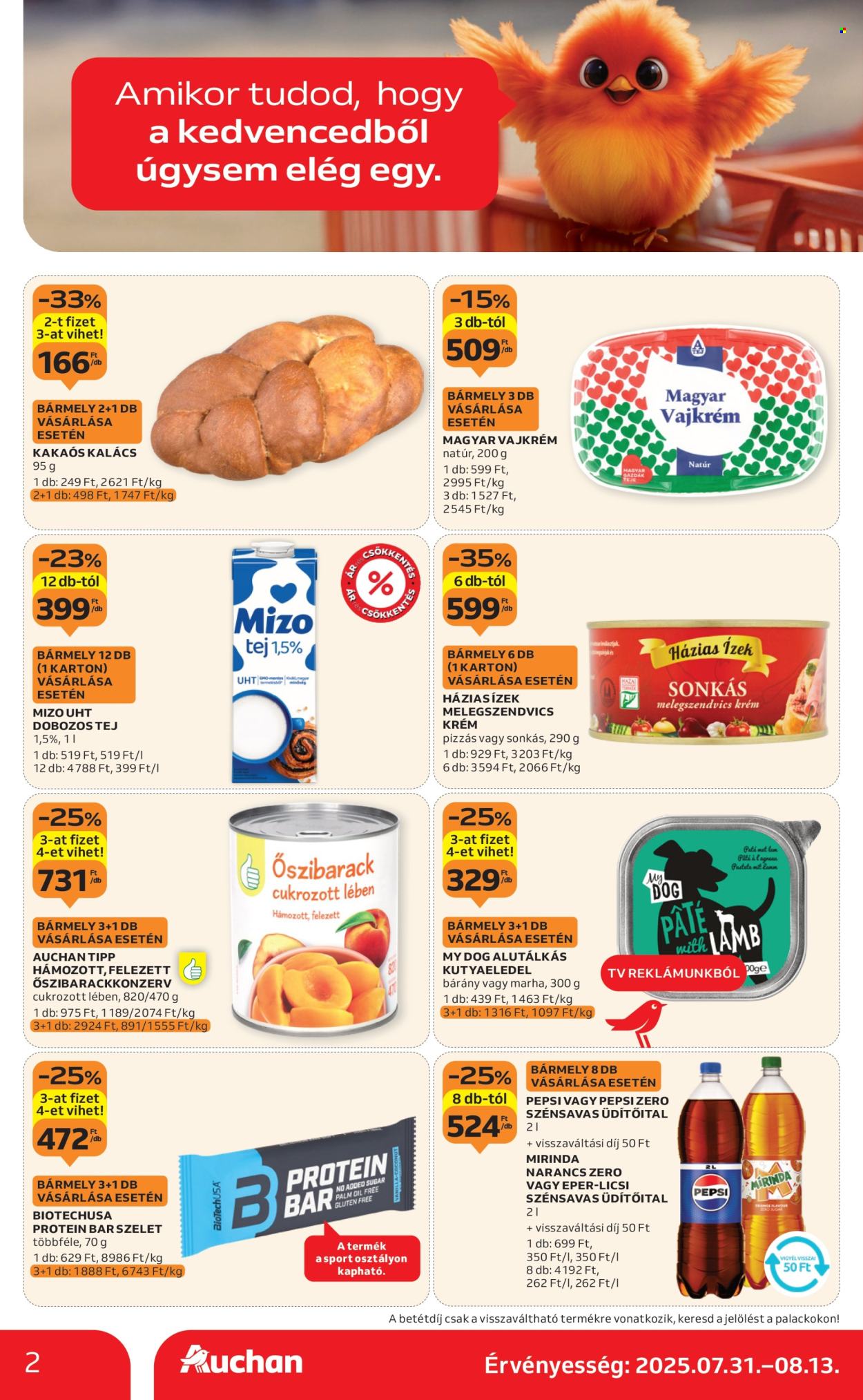 Auchan akciós újságok - 2025.07.31 - 2025.08.06. Oldal 2