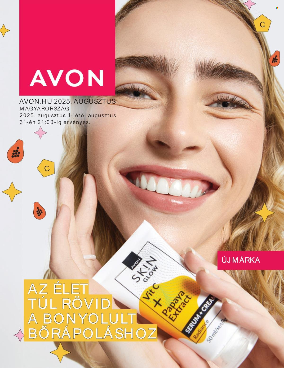 Avon akciós újságok - 2025.08.01 - 2025.08.31. Oldal 1