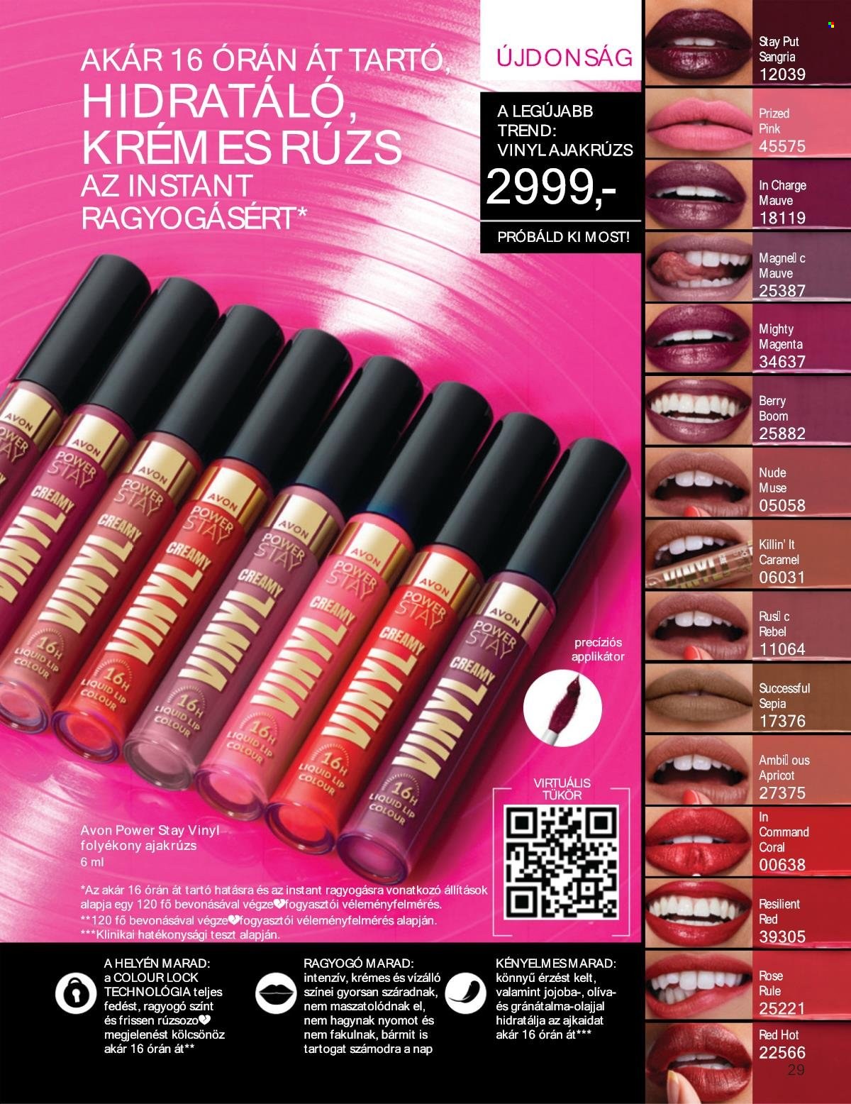 Avon akciós újságok - 2025.08.01 - 2025.08.31. Oldal 29