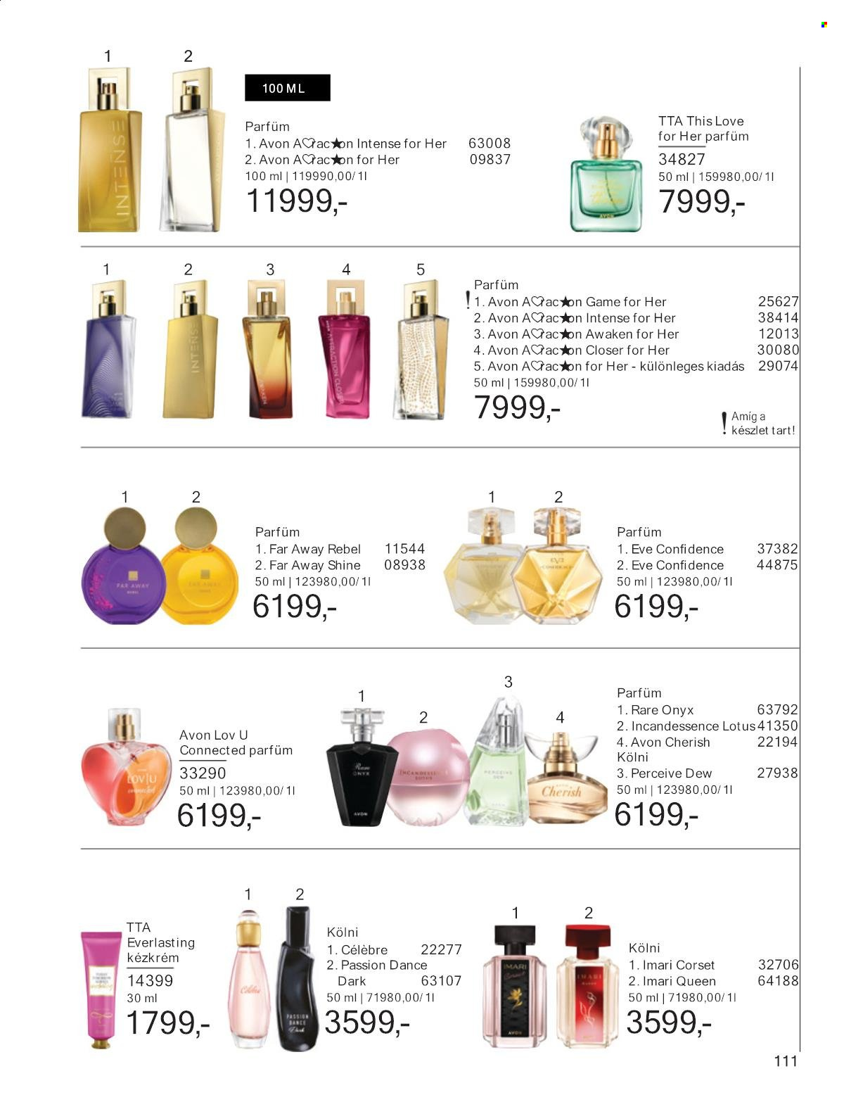 Avon akciós újságok - 2025.08.01 - 2025.08.31. Oldal 110