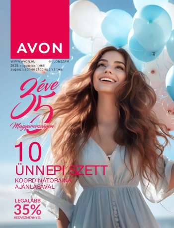 Újság Avon - 2025.08.01 - 2025.08.31.