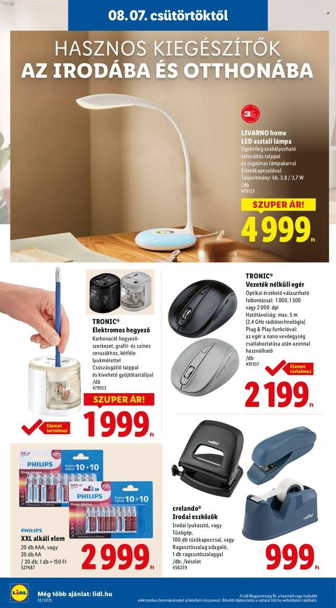 Lidl akciós újságok - 2025.08.07 - 2025.08.13. Oldal 28
