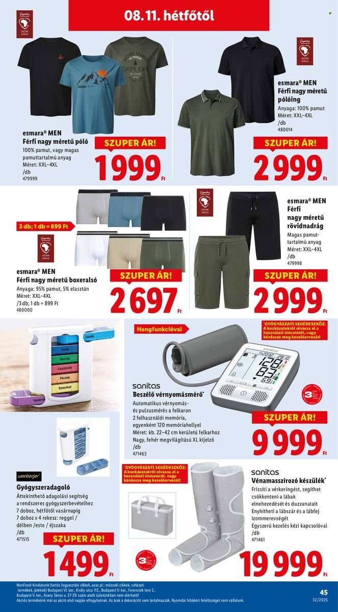 Lidl akciós újságok - 2025.08.07 - 2025.08.13. Oldal 45