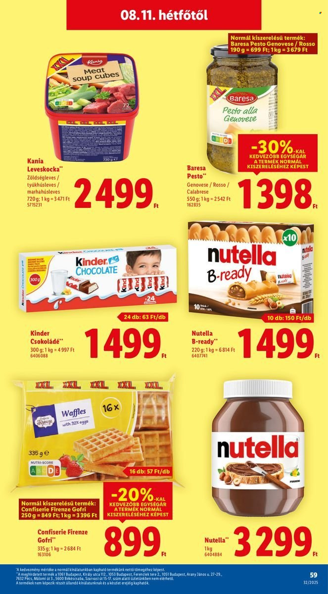 Lidl akciós újságok - 2025.08.07 - 2025.08.13. Oldal 59