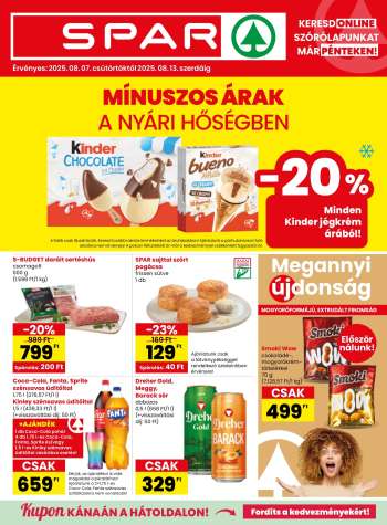 Újság SPAR - 2025.08.07 - 2025.08.13.