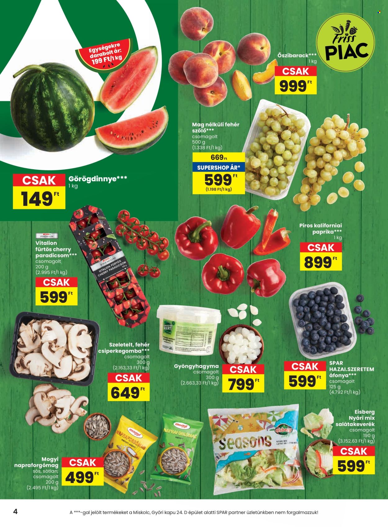 SPAR akciós újságok - 2025.08.07 - 2025.08.13. Oldal 4