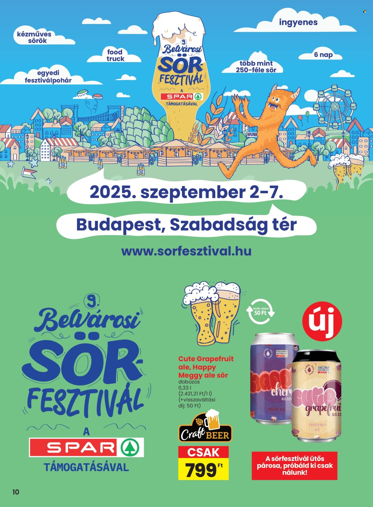 SPAR akciós újságok - 2025.08.07 - 2025.08.13. Oldal 10
