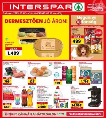 Újság INTERSPAR - 2025.08.07 - 2025.08.13.