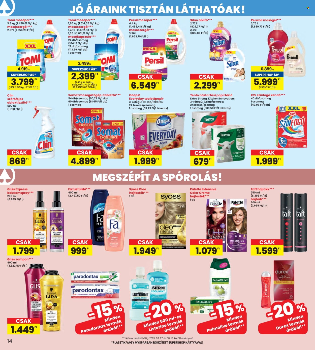 INTERSPAR akciós újságok - 2025.08.07 - 2025.08.13. Oldal 14