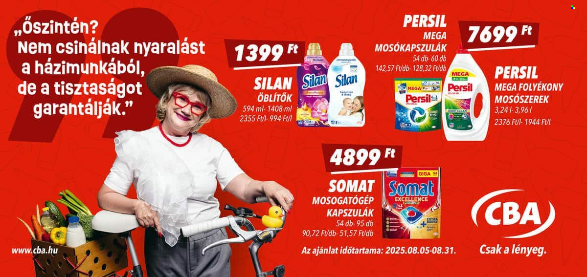 CBA akciós újságok - 2025.08.05 - 2025.08.31. Oldal 1