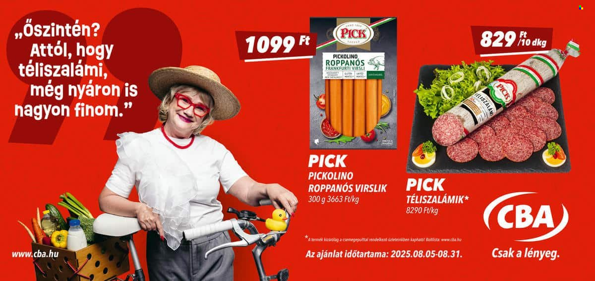 CBA akciós újságok - 2025.08.05 - 2025.08.31. Oldal 4