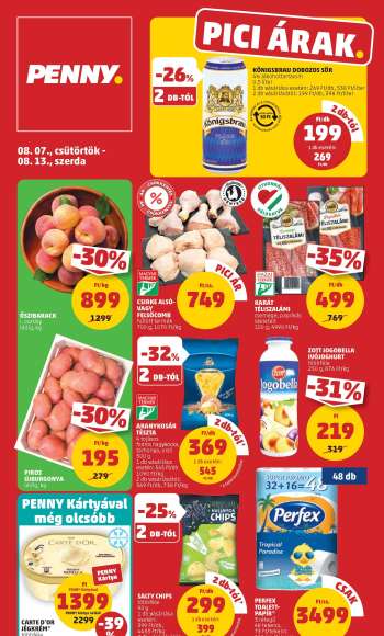 Újság Penny Market - 2025.08.07 - 2025.08.13.