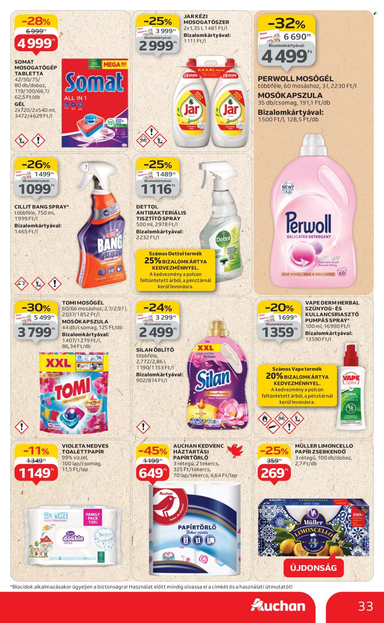 Auchan akciós újságok - 2025.08.07 - 2025.08.13. Oldal 33