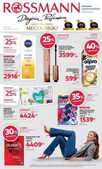 Újság Rossmann - 2025.08.11 - 2025.08.22.