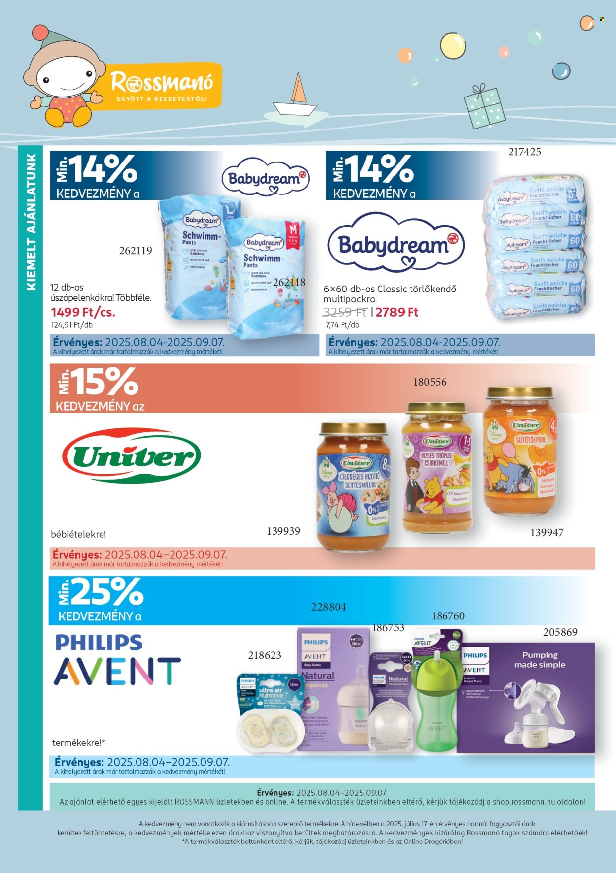 Rossmann akciós újságok - 2025.08.04 - 2025.09.07. Oldal 2