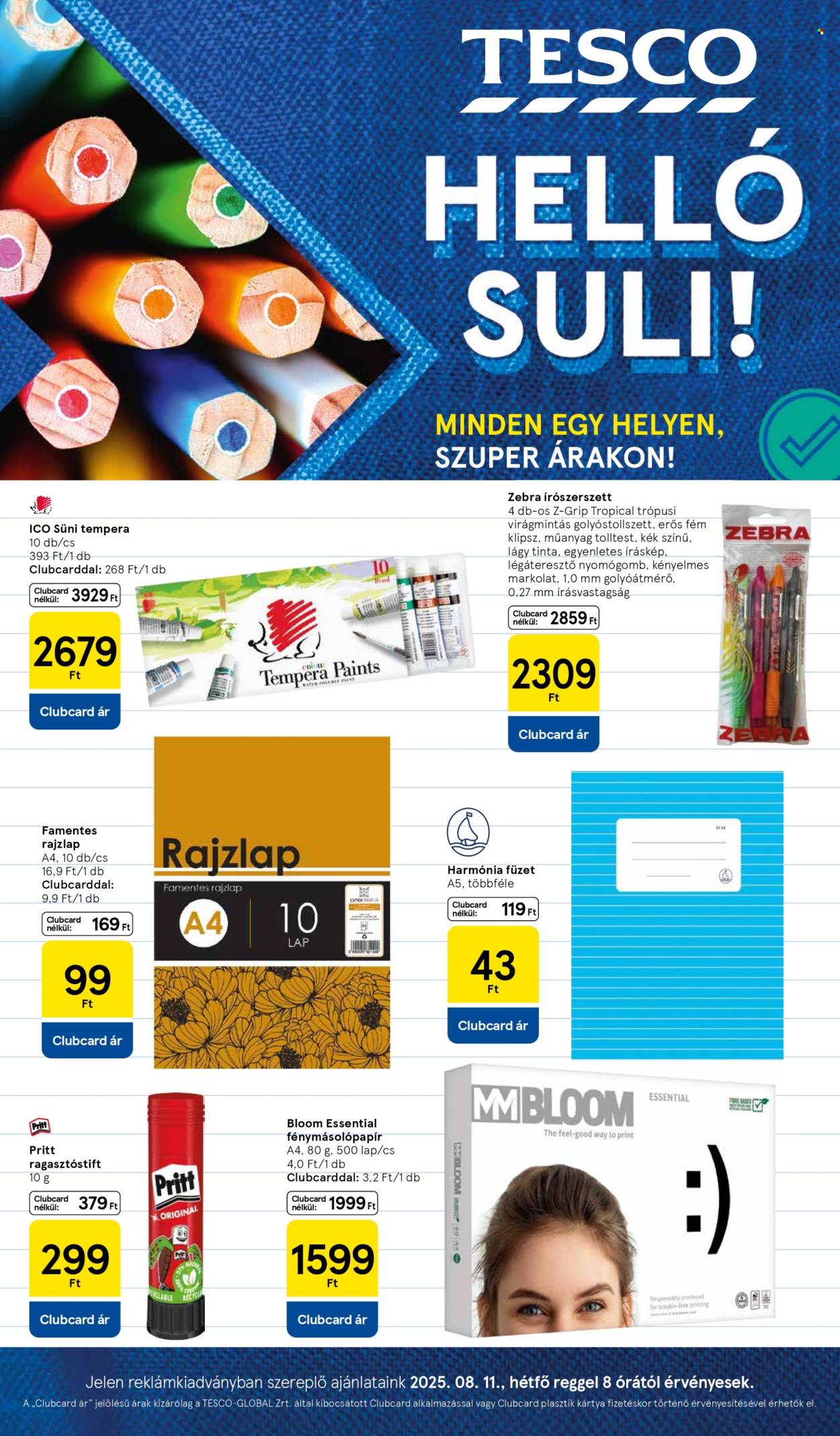 TESCO akciós újságok. Oldal 1