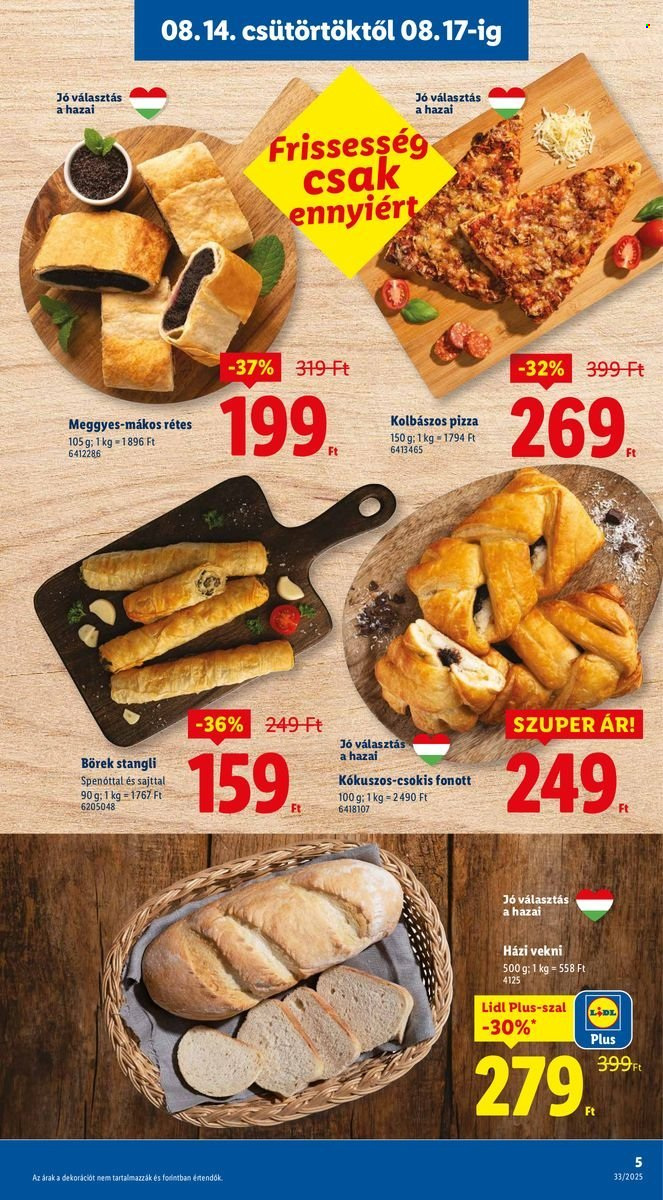 Lidl akciós újságok - 2025.08.14 - 2025.08.20. Oldal 5