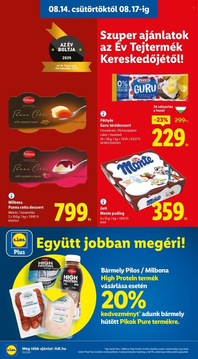 Lidl akciós újságok - 2025.08.14 - 2025.08.20. Oldal 8