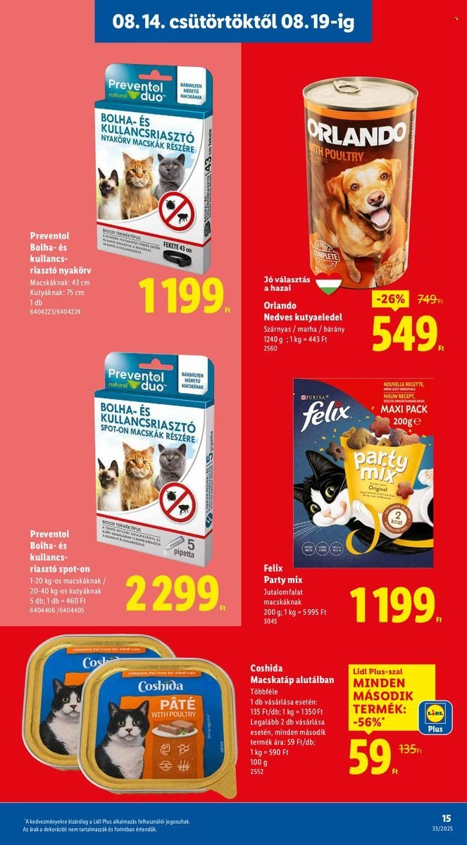 Lidl akciós újságok - 2025.08.14 - 2025.08.20. Oldal 15