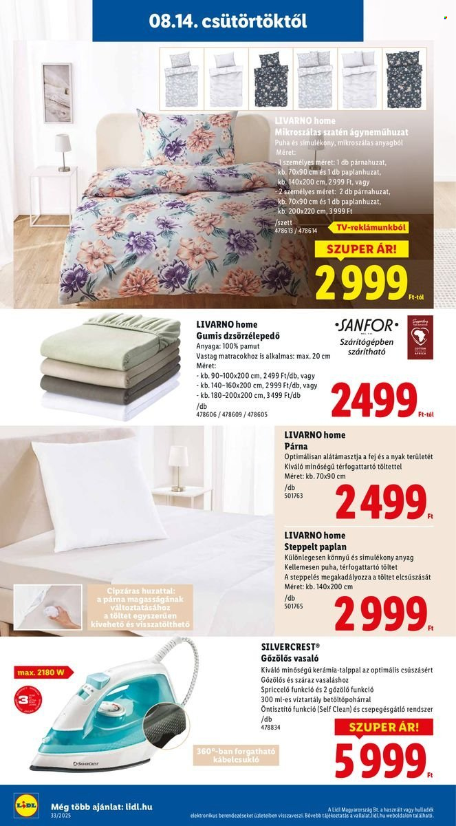 Lidl akciós újságok - 2025.08.14 - 2025.08.20. Oldal 30