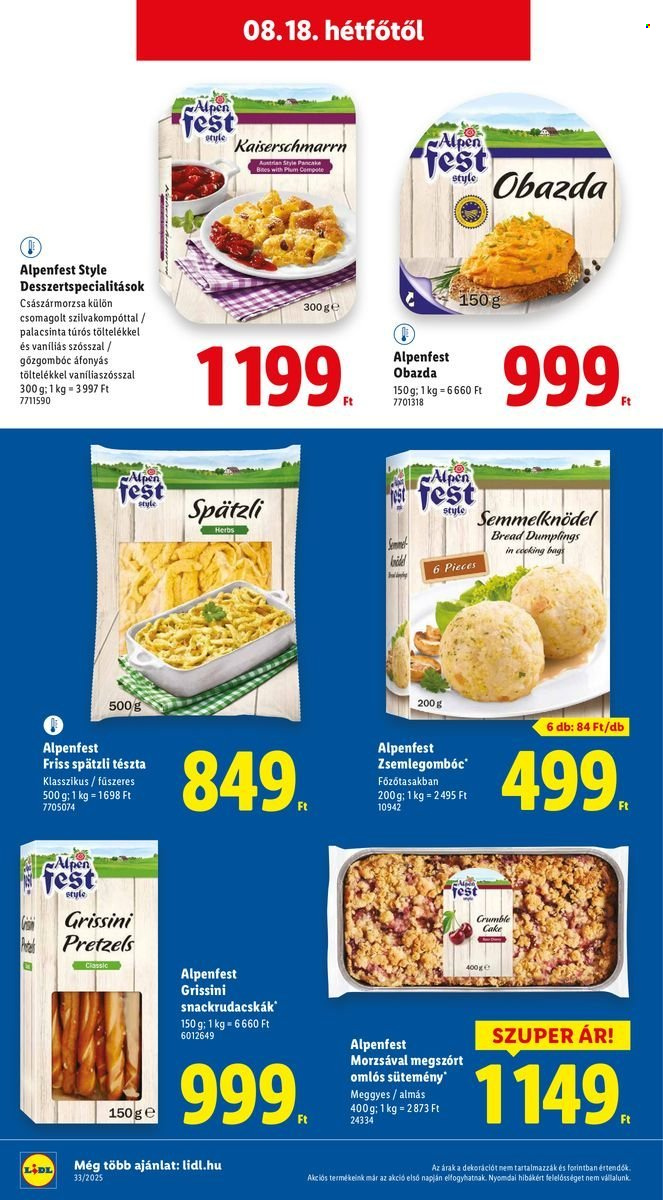 Lidl akciós újságok - 2025.08.14 - 2025.08.20. Oldal 60
