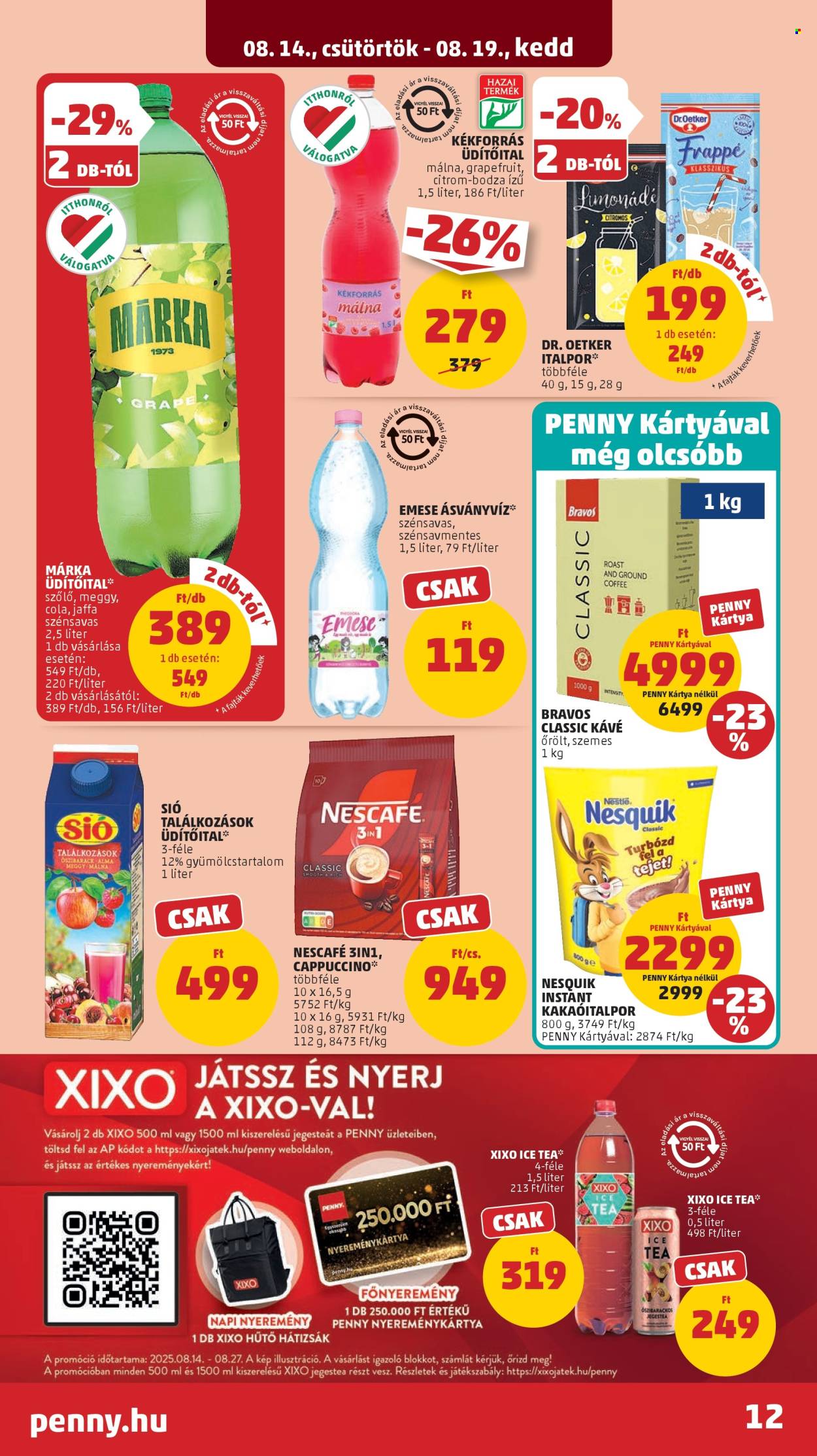 Penny Market akciós újságok - 2025.08.14 - 2025.08.19. Oldal 16