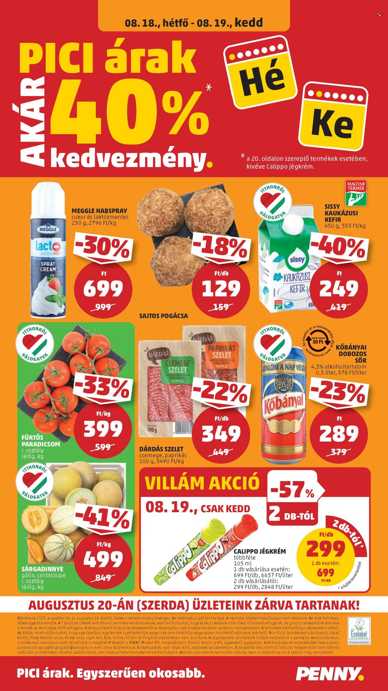 Penny Market akciós újságok - 2025.08.14 - 2025.08.19. Oldal 24