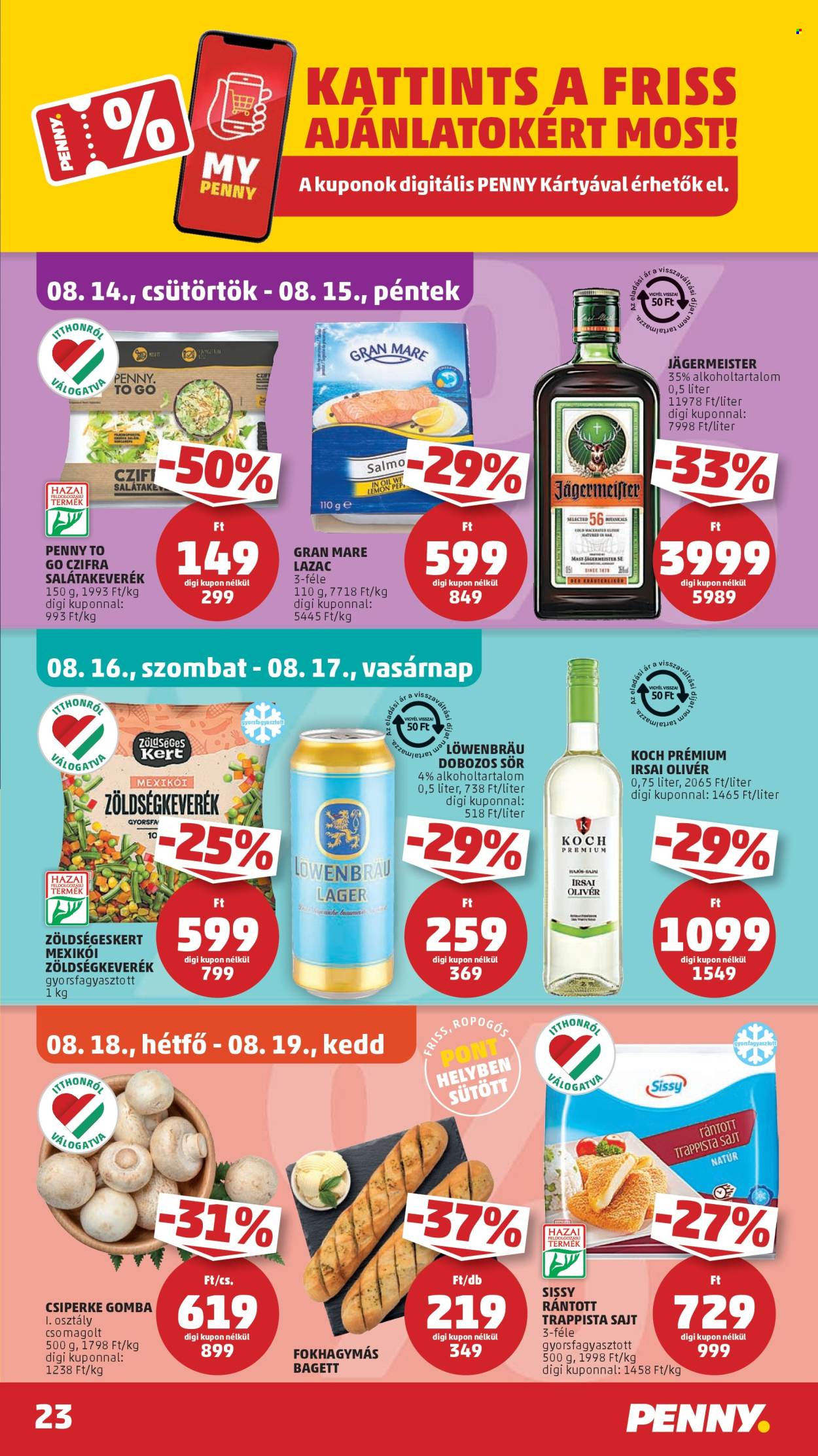 Penny Market akciós újságok - 2025.08.14 - 2025.08.19. Oldal 27