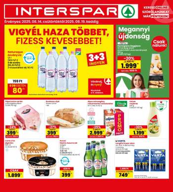 Újság INTERSPAR - 2025.08.14 - 2025.08.19.