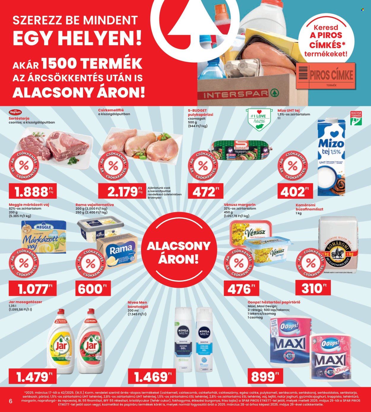 INTERSPAR akciós újságok - 2025.08.14 - 2025.08.19. Oldal 6