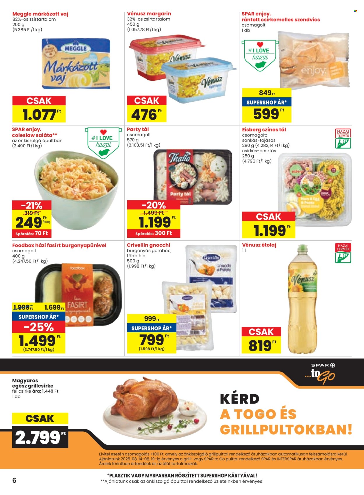 SPAR akciós újságok - 2025.08.14 - 2025.08.19. Oldal 6