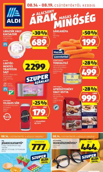 Újság Aldi - 2025.08.14 - 2025.08.19.