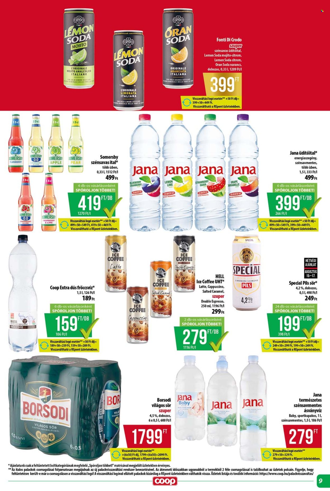 Coop akciós újságok - 2025.08.14 - 2025.08.19. Oldal 9