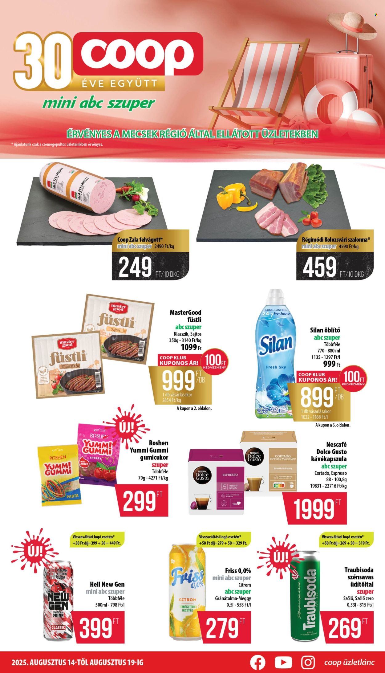 Coop akciós újságok - 2025.08.14 - 2025.08.19. Oldal 1