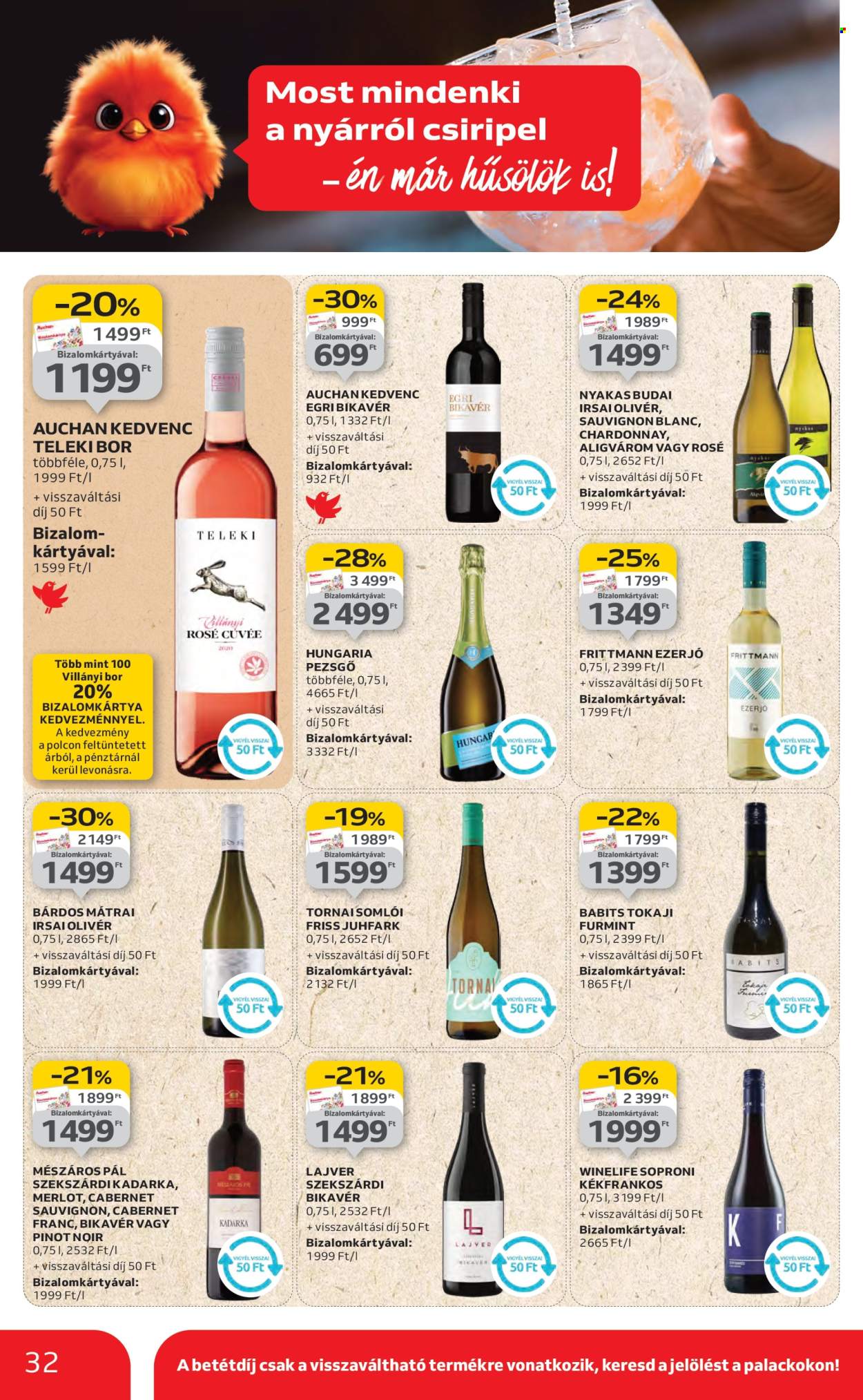 Auchan akciós újságok - 2025.08.14 - 2025.08.19. Oldal 32