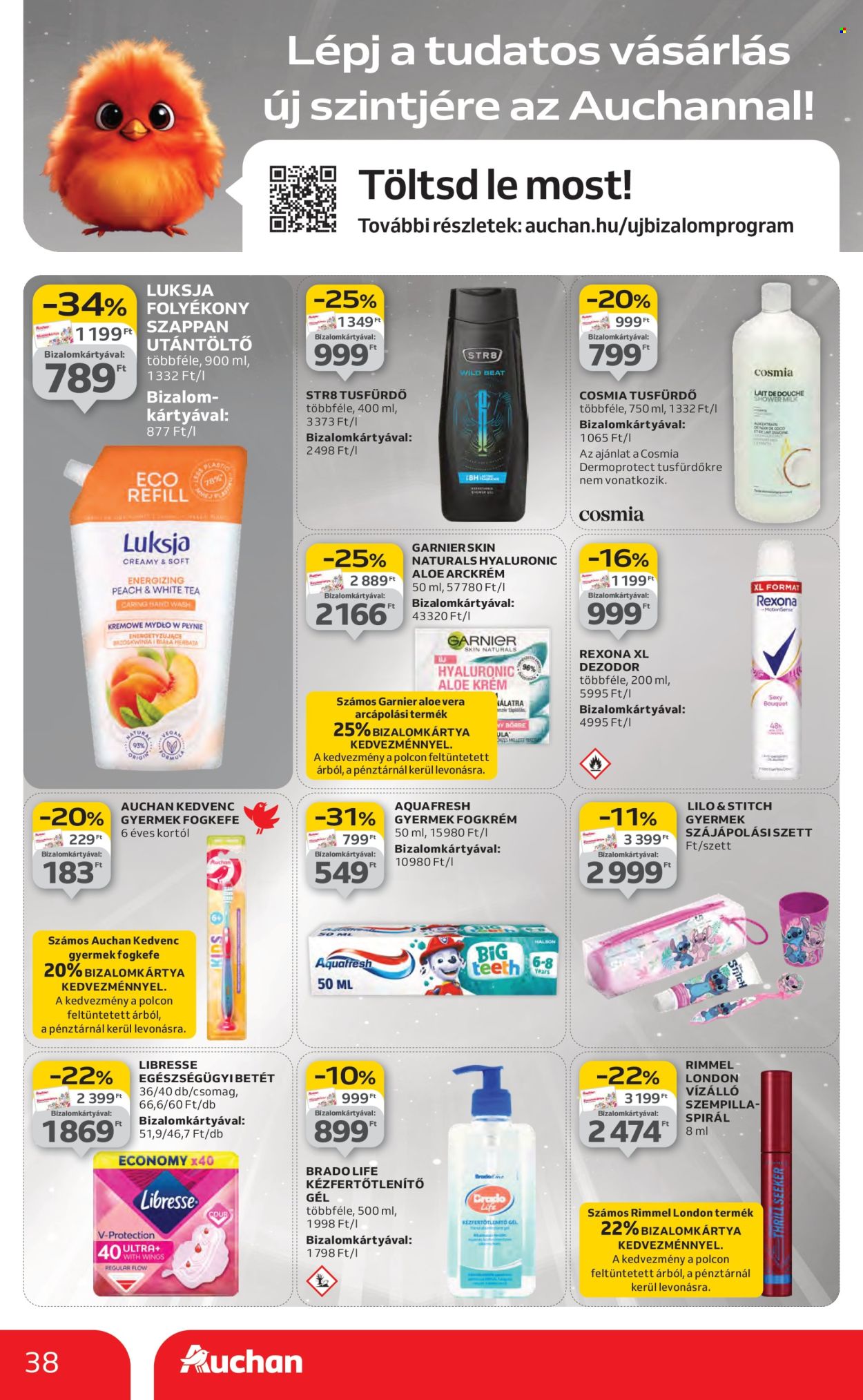 Auchan akciós újságok - 2025.08.14 - 2025.08.19. Oldal 38