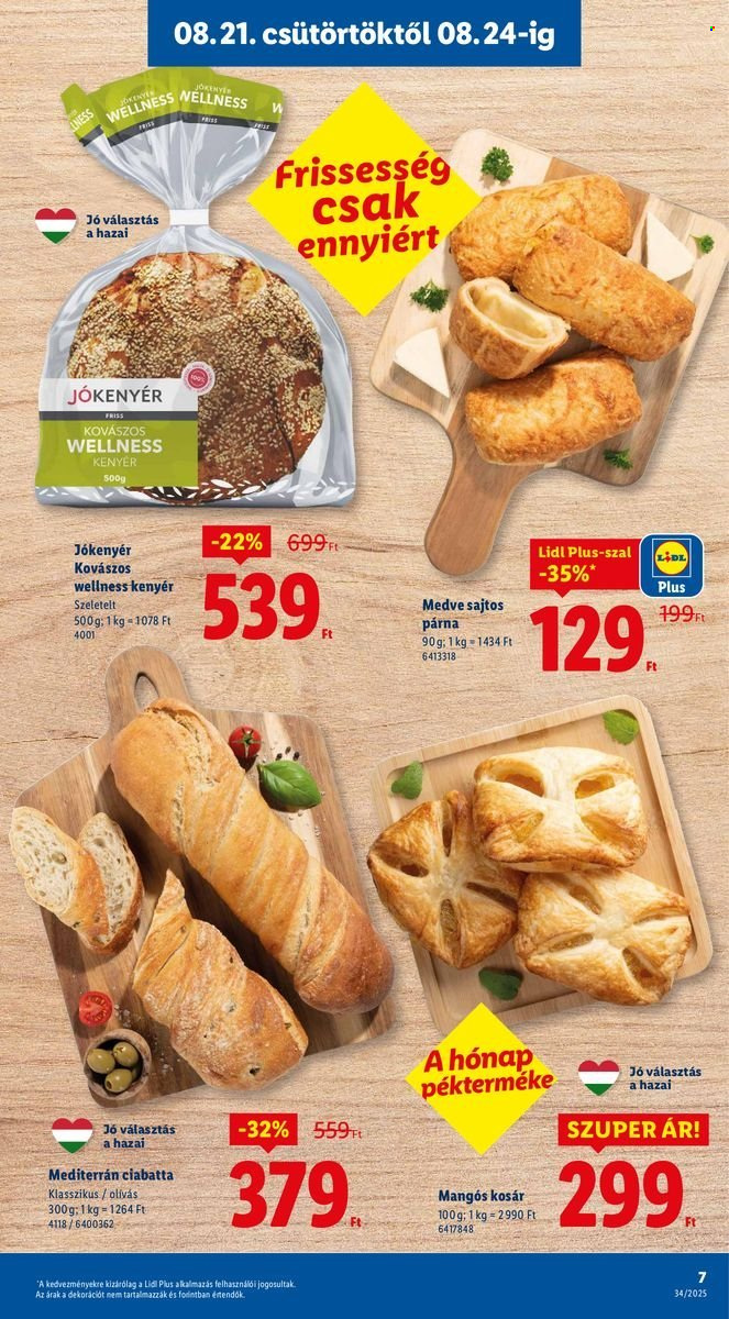 Lidl akciós újságok - 2025.08.21 - 2025.08.27. Oldal 7