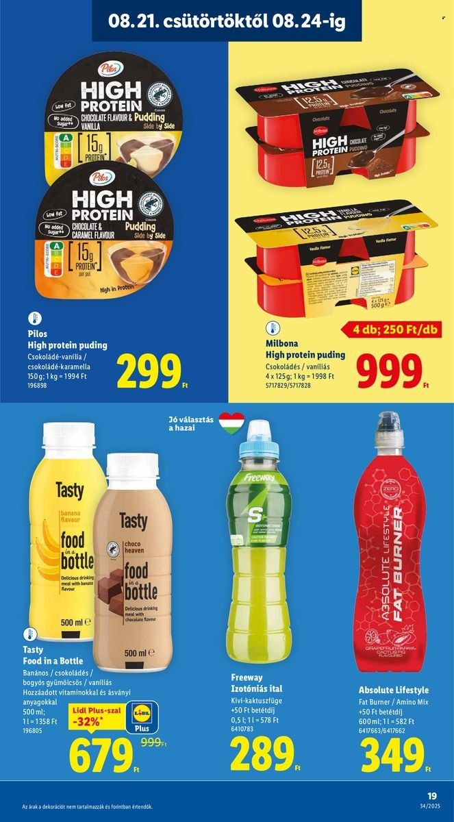 Lidl akciós újságok - 2025.08.21 - 2025.08.27. Oldal 19