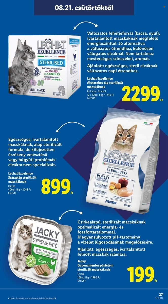 Lidl akciós újságok - 2025.08.21 - 2025.08.27. Oldal 27